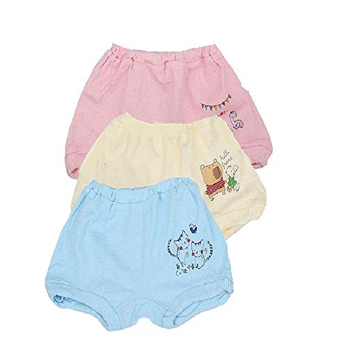 Image of Baby Boys and Girls Unisex Cotton Innerwear Brief Panty Brief Bloomer Combo