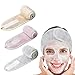 Produktbild Haarband für Make Up, 3 Stück Spa Stirnband mit Klettverschluss Kosmetik Stirnband Frottee Verstellbare Haarschutzband, erstellbare Haarschutzband mit Klettverschluss