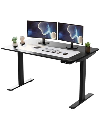 RISE UP Dual Motor Standing Desk 60x30 Black