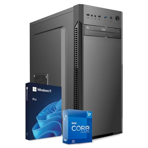 Pc Desktop PC Fisso Completo - Computer Desktop Intel Core i7-12700 • RAM 32GB DDR4 • SSD 1TB NVMe M.2 • Grafica Intel UHD 770 • Wi-Fi AC e Bluetooth • Masterizzatore DVD • HDMI • USB 3.0 • Windows 11 Pro
