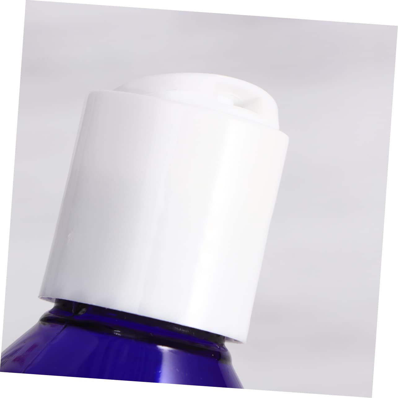 6pcs Travel Shampoo and Lotion Dispenser Set Portable Empty Cosmetic Bottles with Press Type Lid Eco-friendly Leakproof for Travel and Outdoor Use Blue Bottle White Lid image 3