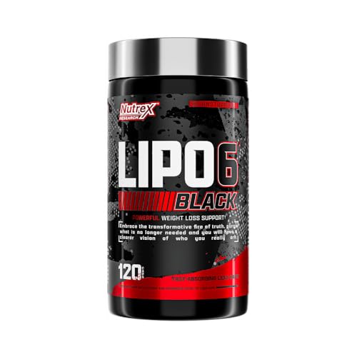 Nutrex Research Lipo 6 Black (120) Standard - Dieet & Gewichtsbeheersing - Fatburner