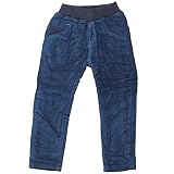 Sotala Jungen Kinder Cordhose Kordhose Kinderhose Thermohose Hose mit Fleece Winterhose 116 Blau
