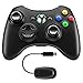 Molyhood Controller for Xbox 360, Wireless 2.4GHz Improved Dual Vibration Gamepad Joystick with Receiver for Xbox 360 / PS3 / PC Windows 7/8 / 10