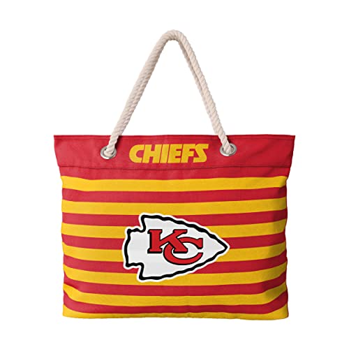 Kansas City Chiefs Nautical Stripe Tote #TOP28