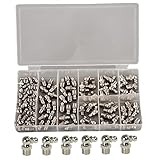 GARVALON 1satz Grease Zerk Assortment Für Gerade Und Gewinkelte Schmiernippel Robuste...