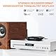 1Mii Bluetooth 5.3 HiFi Empfänger für Stereoanlage, Bluetooth Audio Adapter mit Audiophilem DAC (384kHz / 32bit), aptX HD, LDAC, Opt/RCA Ausgang für AV Receiver or Verstärker (Schwarz)
