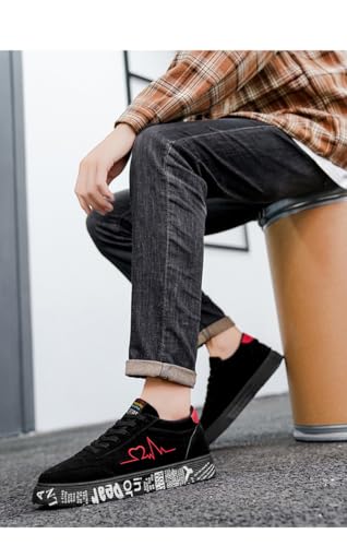 Big Size Men's Lightweight Spring/Summer Sports Board Shoes - Breathable Casual Running Sneakers 5