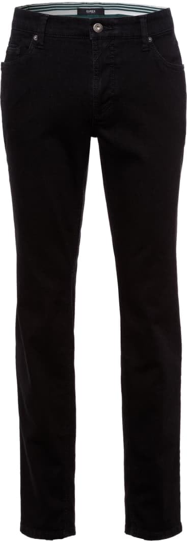 Eurex by Brax Men's Luke Denim Perfect Flex Jeans, Black, 34 W/30 L