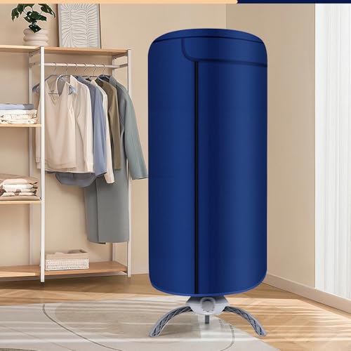 panthem 900W Portable Electric Clothes Dryer - Compact 2-Tier Detachable Heated Rack with Timer, 12KG Capacity, Fast Warm Air Drying for Home, Apartment, RV and Travel, Space Saving Design, Dark Blue - Image 7
