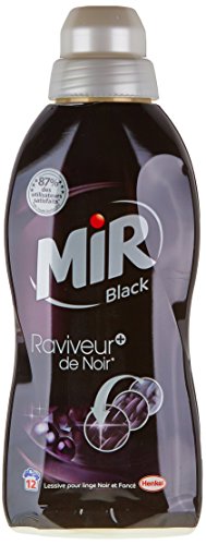 Mir Black Lessive Liquide Concentrée 12 Lavages Flacon de 750 ml (aléatoire)