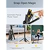 AOCHUAN Smart X3 360 Pan Rotation Gimbal Stabilizer for iPhone, Magnetic Remote Control, 3-Axis Stabilizer w/Built-in Extension Rod & One-Touch Open Tripod, Foldable Phone Gimbal for Vlogging, Travel