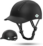 Shinmax Fietshelm voor dames en heren, fietshelm met vizier, fietshelm voor volwassenen, verstelbare helm, fietshelm, zonwering, racefietshelm, paraplupet voor urban pendelaar (koolstofvezel, L)