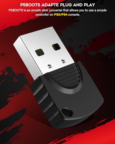 image for GuileKeys P5BOOTS Adapter, Leverless Controller Arcade Stick Converter