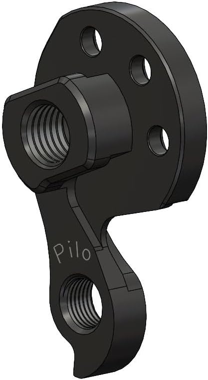 Pilo D1283 Derailleur Hanger Compatible/Replacement for Ragley MTB, Black