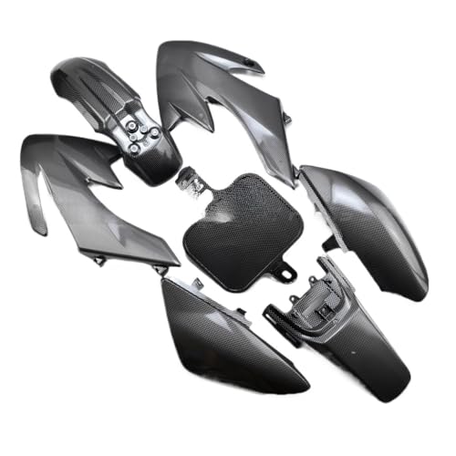 Kit carénage plastique style carbone CRF50 pour moto tout-terrain