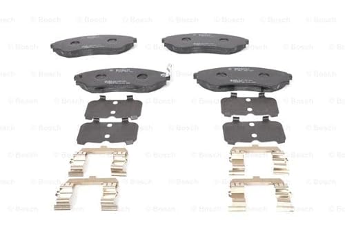 Bosch BP1213 - Pastiglie Freni Auto, Asse Anteriore - Qualità Bosch - Riduzione Del Rumore E Della Polvere - Certificazione ECE-R90 - Senza Rame - 1 Confezione Da 4 Pastiglie - 2