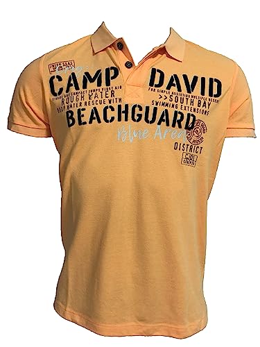 Camp David Herren Poloshirt in hochwertiger Piqué-Qualität