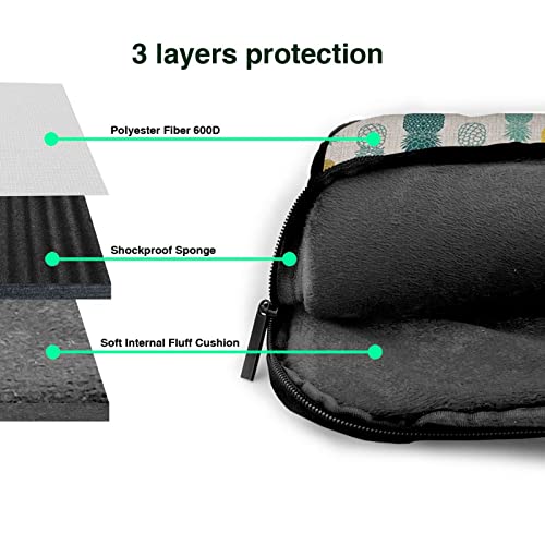 Bolso maletín para laptop unisex negro 13 pulgadas miniatura 6