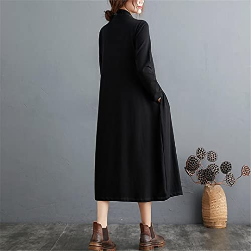 Robe de printemps ample XXL en coton pour effacer les complexes - 3