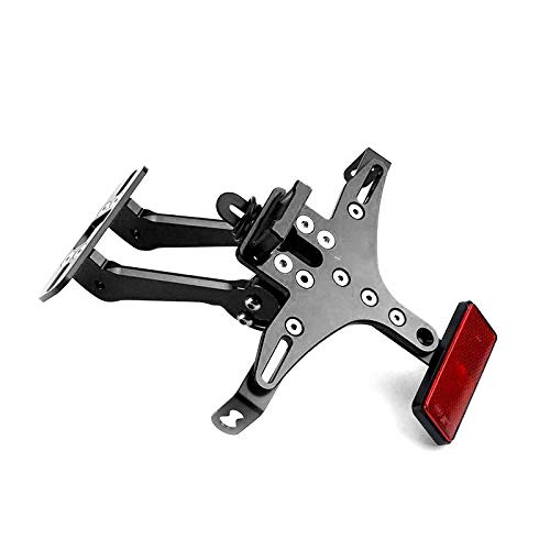 Bloque De Soporte Soporte - Delaman Motocicleta Titular De La Matrícula Compatibles...