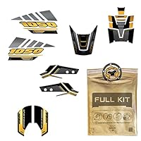 Resin Bike Adesivi Resinati 3D Per Suzuki GSXR 600/750 (2006-2016), Protezione Piastra Sterzo, Antigraffio E UV