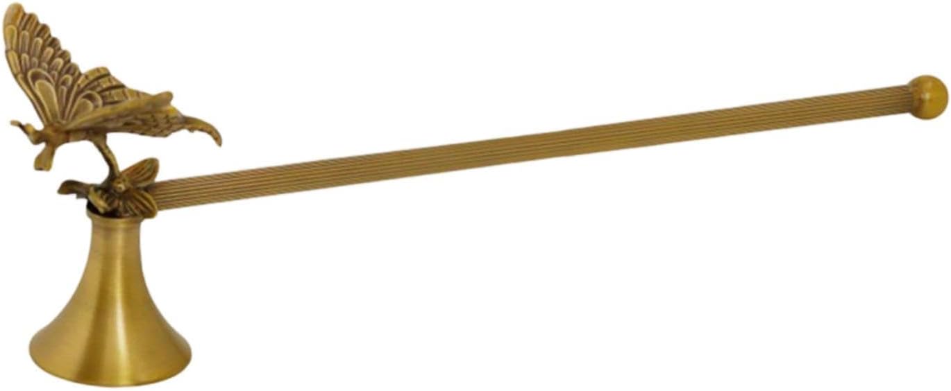 Fenteer Candle Snuffers Wick Flames Snuffers Unique Accessory Home Decor Brass with Long Handle Candlesnuffers Candle Extinguisher