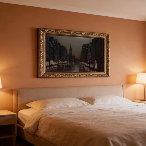 The Royal Mile d'Édimbourg impression sur toile Louis Hubbard Grimshaw