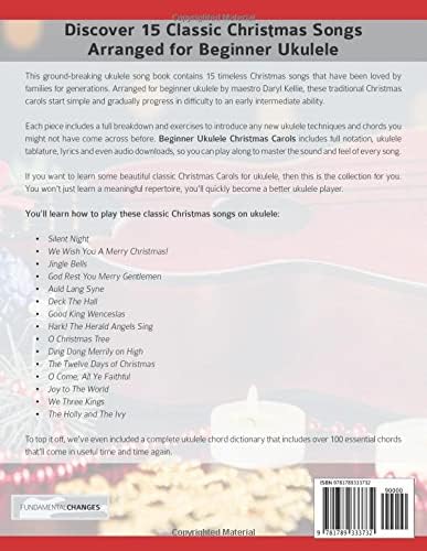 Amazon Com Beginner Ukulele Christmas Carols Fifteen Much Loved Christmas Songs Beautifully Arranged For Ukulele Kellie Mr Daryl Alexander Mr Joseph Pettingale Mr Tim Books