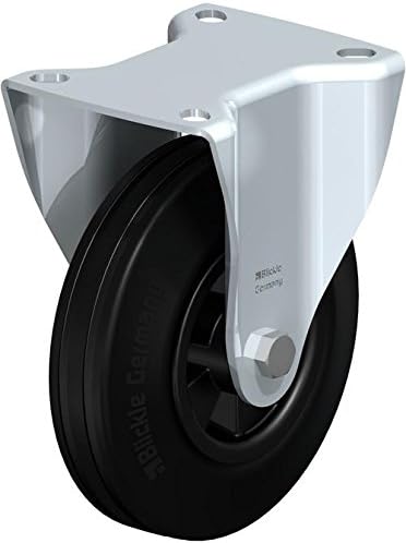 Blickle B-VPP 125R Fixed Caster, 4.92" Wheel Diameter, 220 lb. Load Capacity