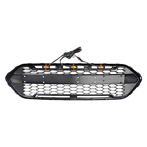 Artudatech Grille de Pare-Chocs Avant Matte Black Convient pour Ford Transit Custom Trail 2018-2023 wiht All Letters