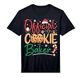 Official Cookie Baker Funny Christmas Pajamas Xmas Matching Performance T-Shirt