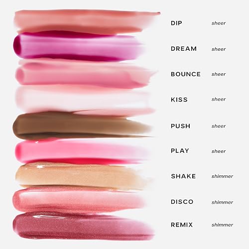 image for Saie Glossybounce - Hydrating Lip Gloss and Tinted Lip Oil Hybrid with