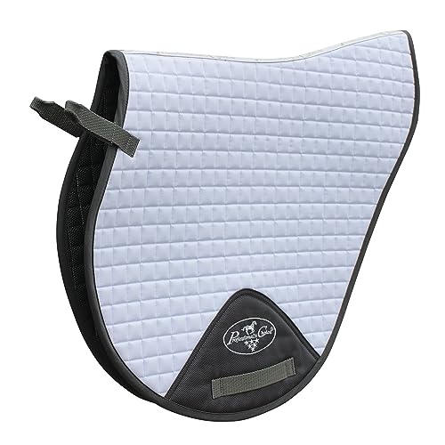 Professional's Choice Saddle Pad | VenTech XC Cross Country Quilt EP500 | White & Charcoal