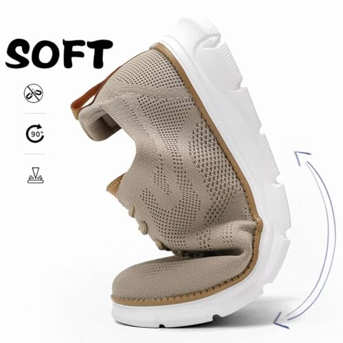 Image of Men's Oxfords Business Shoes Fashion Mesh Casual Dress Walking Sneakers Comfortable Lightweight Soft Sole