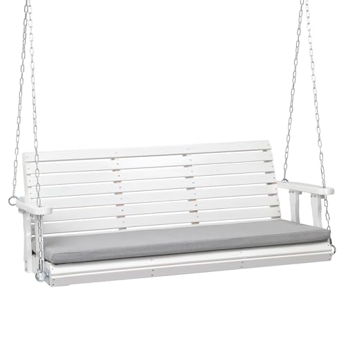 VINGLI Heavy Duty 880 LBS Patio Wooden Porch Swing Outdoor