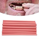 Tooth Repair Kit-Gum Material for Making Temporary Partial or Full Denture,Tooth Fixing Kit for Improving Condident Smile (Dark Pink)