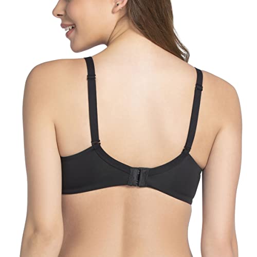 Image of Amante Smooth Moves Women's Padded Wired Full Coverage T-Shirt Bra | Seamless Invisible Cups | Multiway Detachable Straps | High Support Everyday Bra | Soft Microfiber Fabric