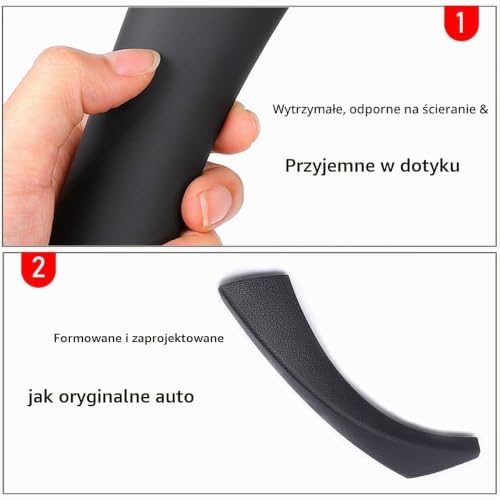 TTCR-II Kompatybilny z klamką do drzwi serii 3 E90/E91/E92/E93, uchwytem do podciągania drzwi pasażera oraz pokrywą zewnętrzną (kompatybilna z serii 3 E90/E91 323, 325, 328, 330, 335)
