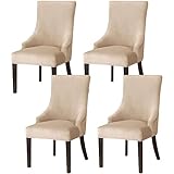 ★ Large utilisation : la housse de chaise en tissu velours est amovible et réutilisable pour la plupart des fauteuils à oreilles. Il est très approprié pour les familles avec enfants et animaux domestiques. Il peut être utilisé pour les hôtels, les mariages, les banquets, les dîners, les conférences, les célébrations, les cérémonies, les maisons, les bureaux, les bars, les cafés et les restaurants.