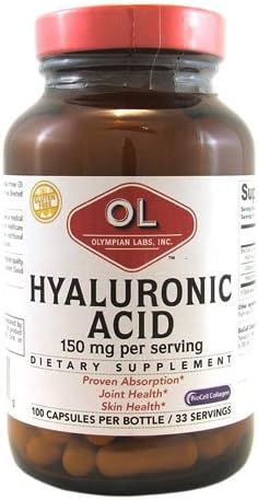 Olympian Labs Hyaluronic Acid With Biocell Collagen Type II - 100 Capsules