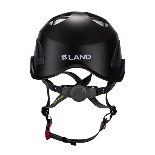 M02 Rocky Helmet for Rock Climbing – Durable, Lightweight Shell, Adjustable Chin Strap, Ventilated Design for Outdoor Adventure. (Black)