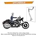 Kinglemc Crash Bar Engine Guard Highway Bar for Harley Davidson Dyna Fat Bob Low Rider Street Bob Wide Glide Switchback Super Glide Custom 2006-2017 (Ordinary Style-Chrome)