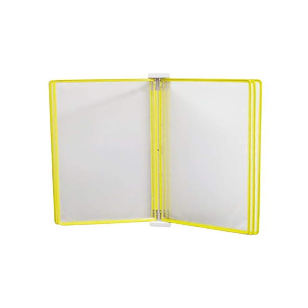 Cartellina A4 da parete, Portadocumenti formato A4 con 5 pannelli e 10 tasche for esposizione(L)