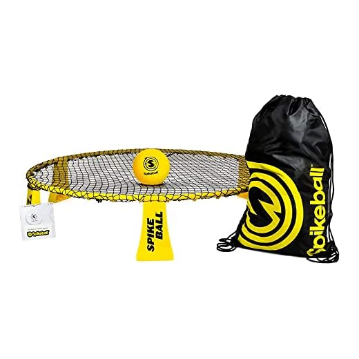 Spikeball Rookie Kit - 50% Larger Net and Ball - Played Outdoors, Indoors, Yard, Lawn, Beach - Designed for New Players
