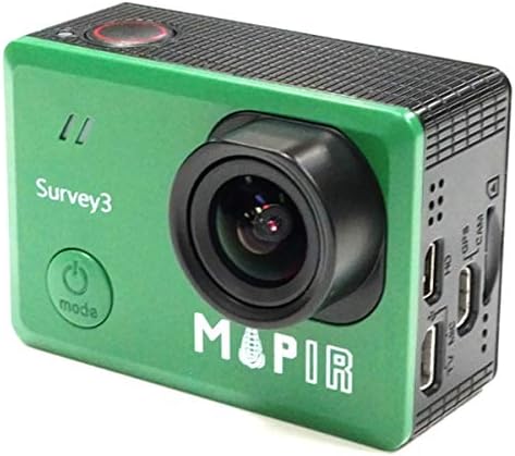 Survey3W ENDVI Mapping Camera NGB Near Infrared+Green+Blue Filter 3.37mm f/2.8 No Distortion Wide 87 Angle GPS Touch Screen 2K 12MP HDMI WiFi PWM Trigger Drone Mount