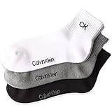 [カルバンクライン] 3足組 足底パイル 抗菌防臭 ショート丈 メンズ カジュアル ソックス 男性 紳士 プレゼント ギフト 92572502 (01.アソート)