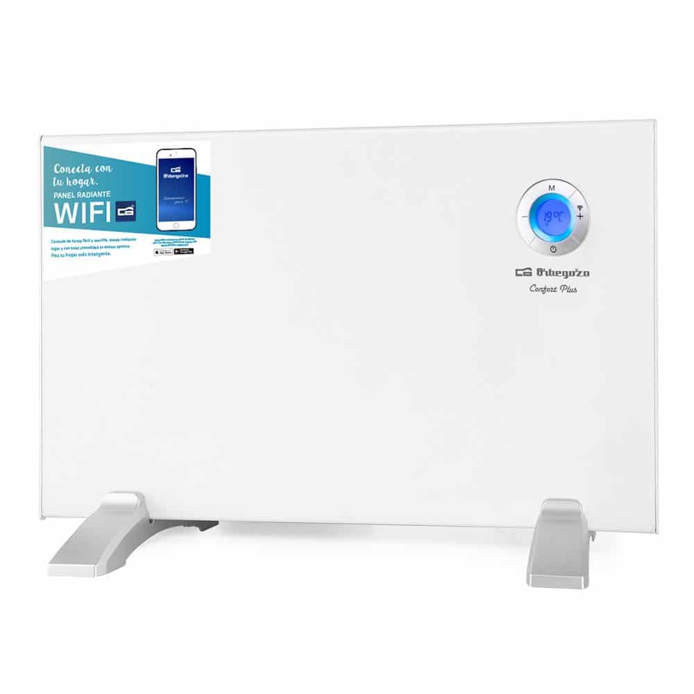 Panel radiante WIFI 500W. Control táctil. Conexión inalámbrica APP. Rango de temperatura: 7ºC - 35ºC