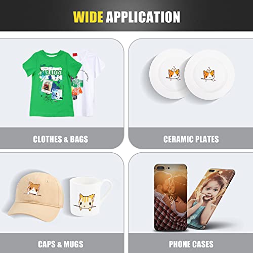 Creworks Heat Press Machine 15X15 Inch, T Shirt Transfer Press With 5 In 1 Mug Plate Cap Set, 360 Swing Away Sublimation Heat Press For T Shirt Mug Hat Cup Shoes (15X15 Inch 5 In 1) #TOP5
