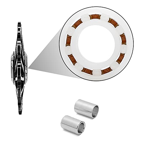 Kigauru 2Pcs Bicycle Ceramic Derailleur Pulley Wheel Quality Aluminum Alloy 11T Bike Derailleur Roller Compatible Shaft Diameter 4 / 5 / 6Mm Derailleur Guide Roller Accessories #TOP3